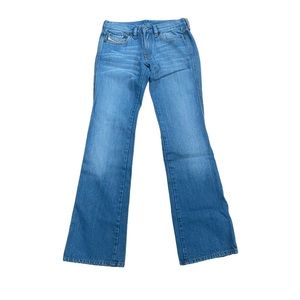 Diesel Sz 26 Light Wash Boot Cut Made In Italy Jeans